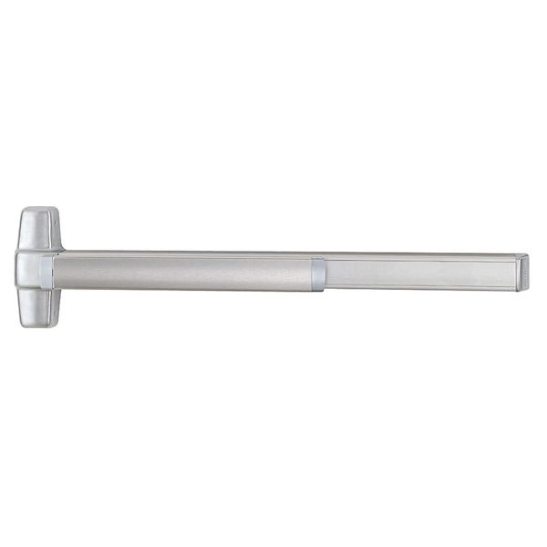 Grade 1 Concealed Vertical Rod Exit Bar, 36-in Device, 80-in to 100-in Door Height, Exit Only, Motor